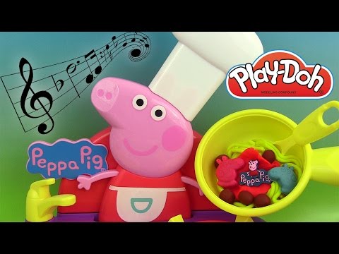 Pâte à modeler Peppa Pig  Sing Along Kitchen Cuisine Musicale Jouet Play Doh Peppa Pig