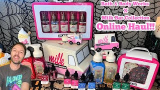 Bath & Body Works X Milk Bar Collection 🧁Online Haul!! I Got The Cookie Jar!! 🍪