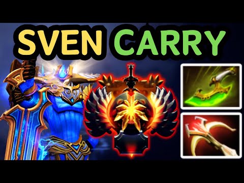🔥  21 KILLS THIS IS HOW TO PLAY SVEN CARRY LIKE AN ABSOLUTE MONSTER | DOTA 2 🔥