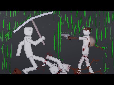 Acid Rain! People Fight Each Other In People Playground