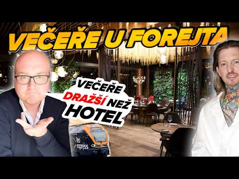 Spím v hotelu Theatre v Olomouci | Leo Expressem na večeři k Forejtovi | Restaurace Entrée