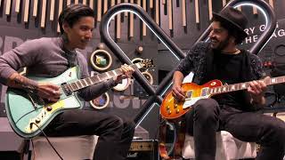 Video thumbnail for Rivolta Mondata Baritone VII demo with RJ Ronquillo and Art Menezes at NAMM 2020 (Part 2) by Eastwood Guitars