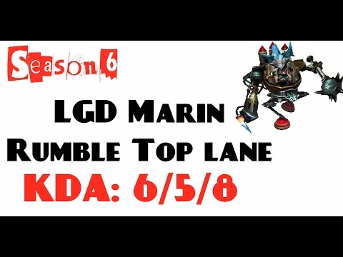 Korea Challenger LOL - LGD Marin - Rumble Top lane vs Ryze (Feb 15, 2016)