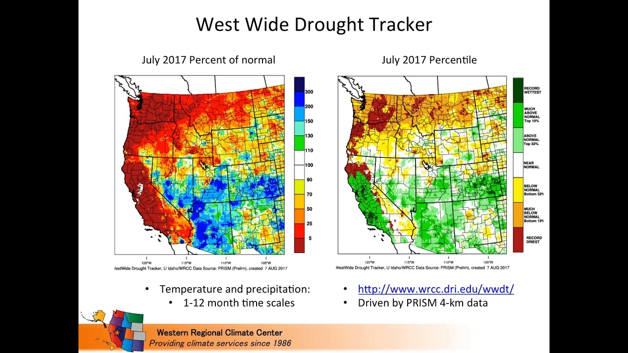 NWS Climate Services Seminar, 8/8/2017, Regional Climate Center Overview: WRCC & MRCC
