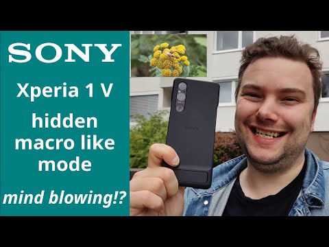 Xperia 1 V hidden macro(like) mode - mind blowing!?