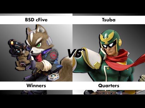 Smash @ Respawn #Sora Winners Quarters - BSD | cFive (Fox) vs. Tsuba (Captain Falcon)