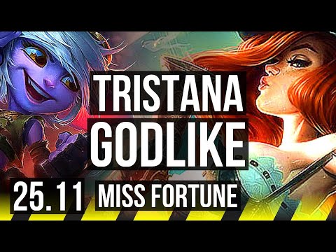 TRISTANA & Alistar vs MISS FORTUNE & Rell (ADC) | 13/1/7, Godlike | EUW Grandmaster | 25.11