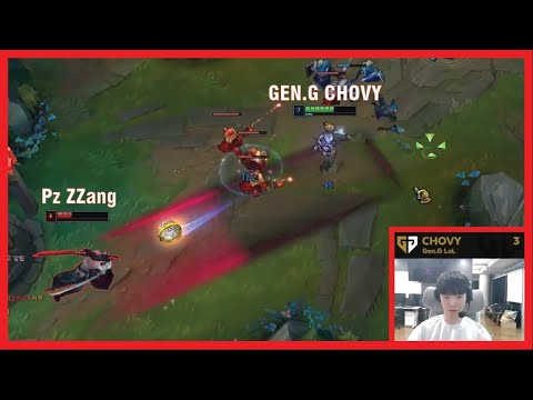 Pz ZZang stops Chovy's back