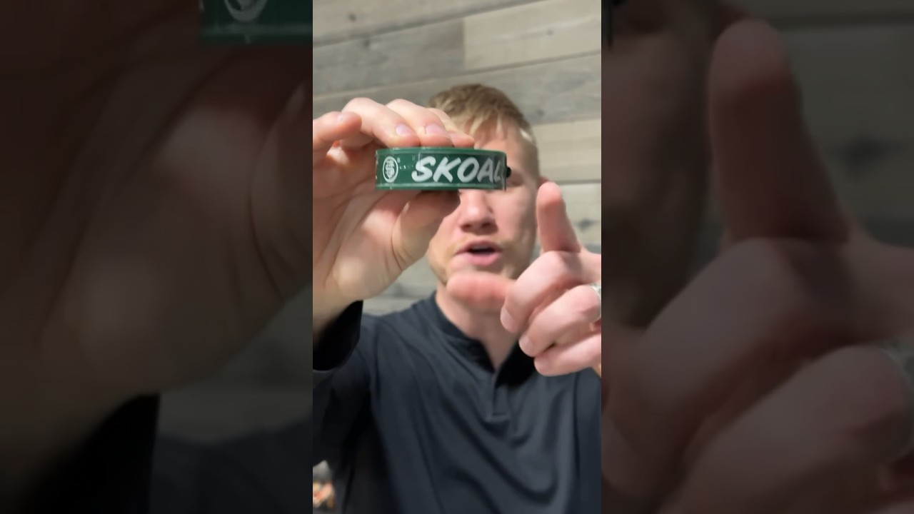 Vintage 1990 Skoal Can Fish Scale 🎣😂