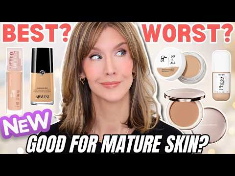 5 Best & Worst NEW Foundations for Mature Skin | 2026 Foundation Roundup