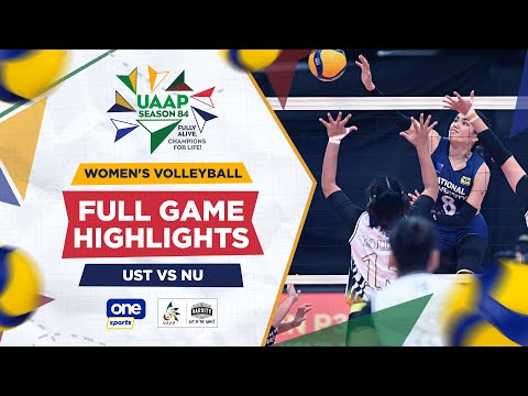 NU vs. UST highlights | UAAP Season 84 Women's Volleyball