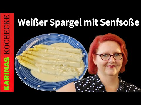 Schnelles & einfaches Rezept: Weißer Spargel mit Senfsoße - Klassische Mehlschwitze in 20 Minuten!