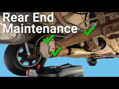 How To Install Diff Breather Relocator and Swap Differential Fluid. Nissan Titan First Gen
