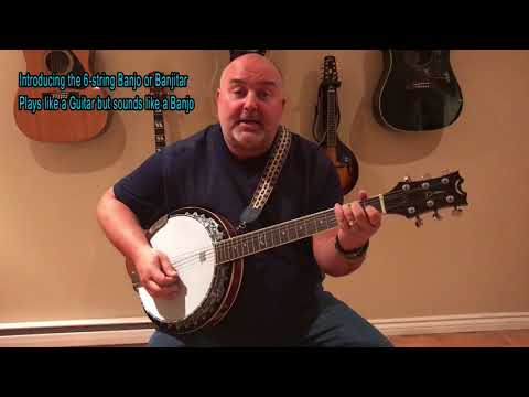 6 String Banjo or Banjitar Introduction and Explanation