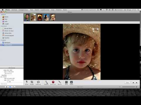 iPhoto: Modifiche basilari