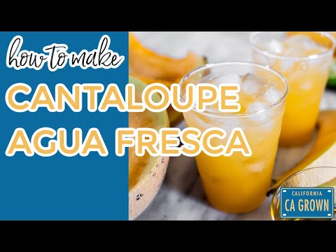 Our Cantaloupe Agua Fresca Recipe is Sunshine in a Glass | How to Make Agua Fresca with Melon
