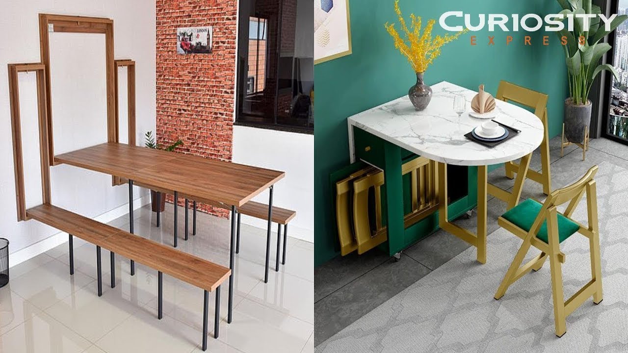 Folding and Multifunctional Tables to Save Space