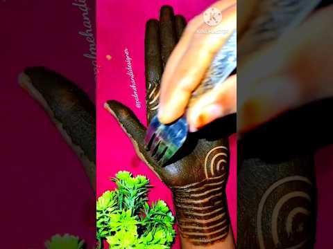Easy mehandi design #easy #simple #viralvideo