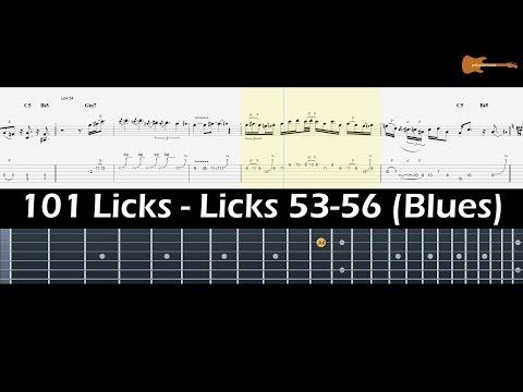 101 Licks - Licks 53-56 (Blues) With Downloadable Tab