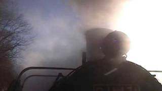 preview picture of video 'Smokebox view of C11 Steam Accelerating'