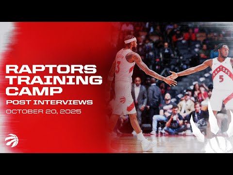 Raptors Training Camp Availability | October 20, 2025