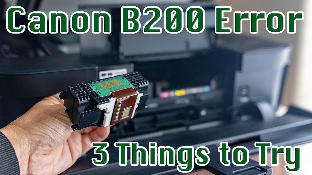Canon MX922 Inkjet Printer B200 Error | 3 Things to Try Before Throwing It Away
