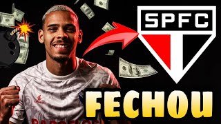 💣💥BOMBA EXPLODE! ELE CHEGA PARA SER TITULAR NO SÃO PAULO FC! BAITA REFORÇO NO SÃO PAULO