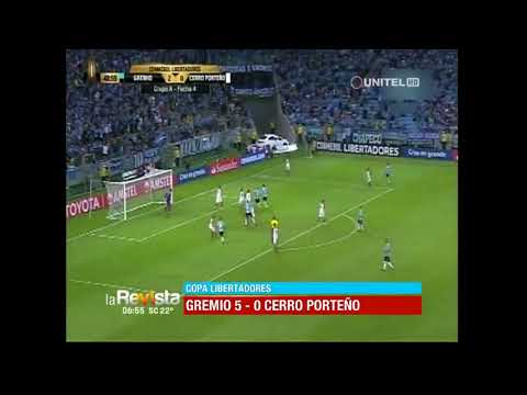 Libertadores Cup: Gremio 5 – 0 Cerro Porteño
