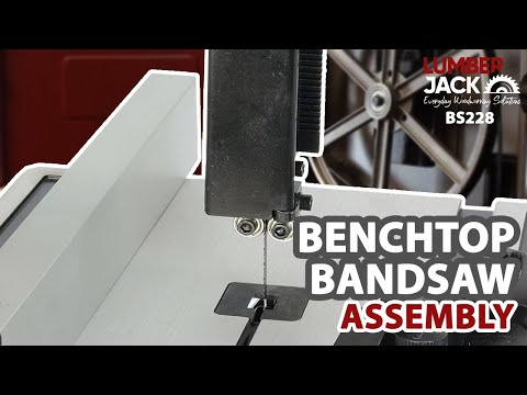 Lumberjack BS228 9" Benchtop Bandsaw - Assembly