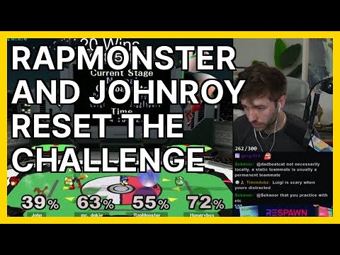 RapMonster and JohnRoy reset the challenge (m... | Smash Melee Highlights