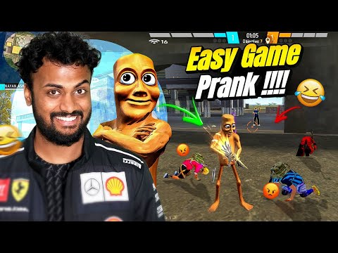 Easy Game Prank On Random Players Gone Wrong Public Demand 🤣 - Garena Free Fire Max 