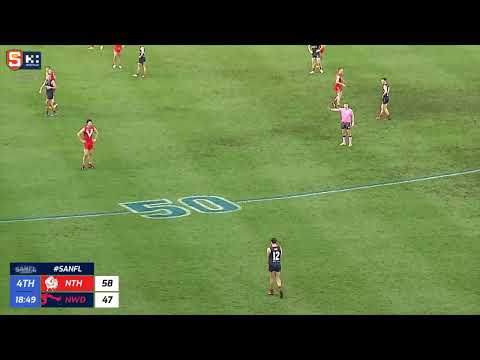Hostplus SANFL GF - Norwood's Ben Jarvis kicks a vital set shot goal