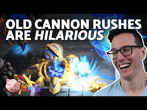 Reacting to SC2HL's Greatest Cannon Rushes Of All Time - StarCraft 2