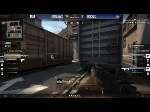 Outlaws.GG CeRq with 4 kills (P250 HS, 3 M4A4) on Train #CSGO #Stream #HLTV #eSports