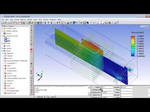 CADFEM Tutorial No.19 – Thermal management using ANSYS® Icepak®