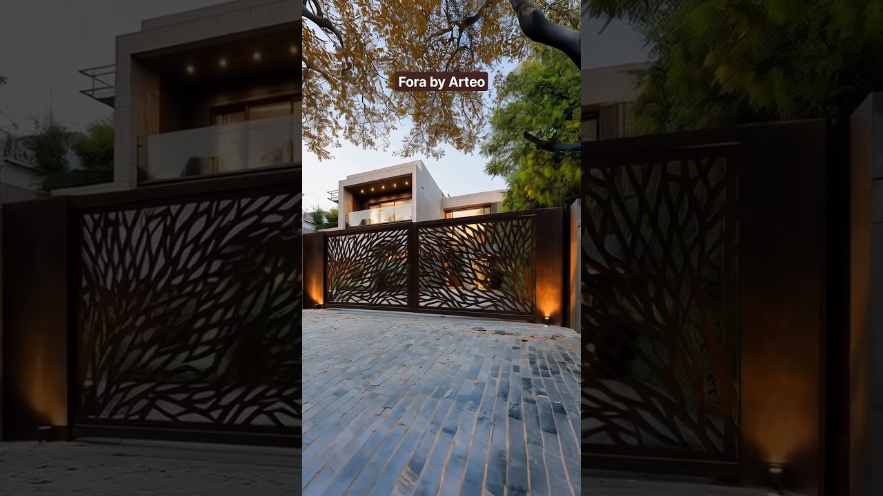 Stunning Entry Gate by Arteo! Thresholds of Modern Grace | Arteo Luxury