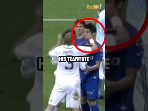 When Pepe threw hands with Benzema in the champions league Final.😳😰