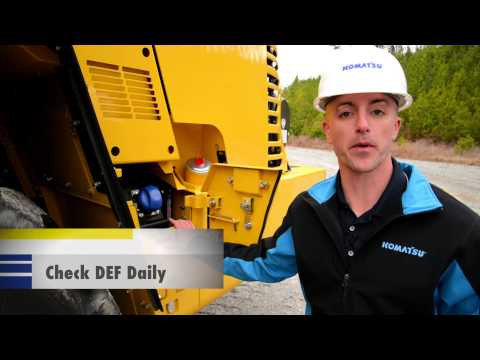 Komatsu DEF overview | tier 4 final