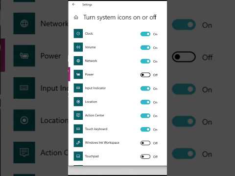 The Battery Icon isn't showing on taskbar Windows