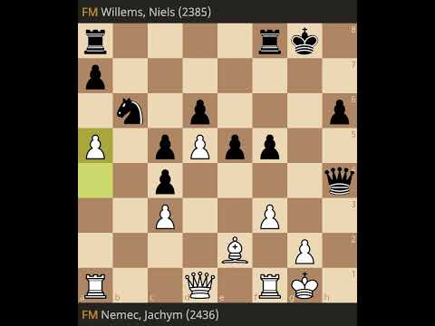 Jachym Nemec vs Niels Willems • Mitropa Cup 2025   Open • Round 6