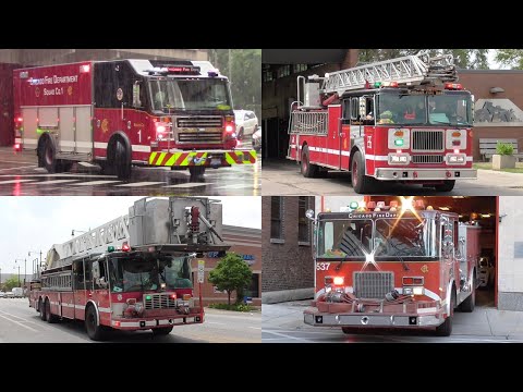 Chicago Fire Dept. Response Compilation