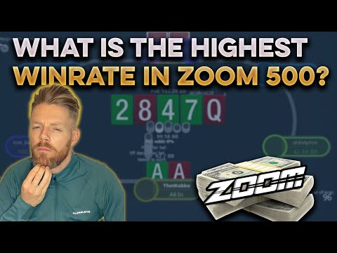 The Highest Possible 500 Zoom Winrate - Poker Ambition Stream Highlights