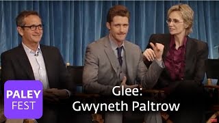 Glee - Filming Umbrella With Gwyneth Paltrow