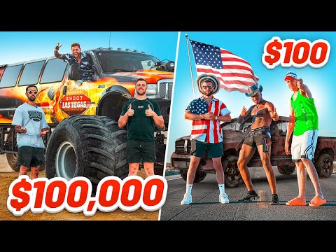 SIDEMEN $100,000 VS $100 ROAD TRIP (USA EDITION)
