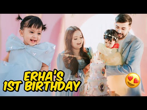 Erha ki 1st Grand birthday😍 kon kon aaya ? 😳