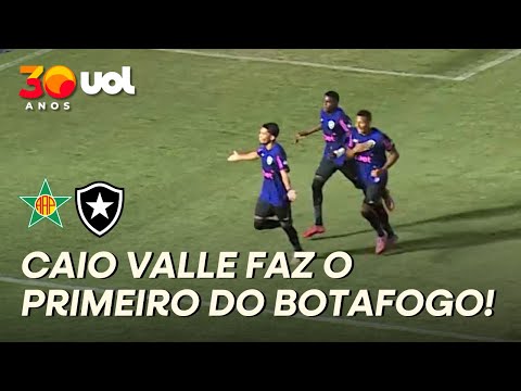 GOL DO BOTAFOGO! CAIO VALLE, EM COBRANÇA DE PÊNALTI, ABRE O PLACAR CONTRA A PORTUGUESA-RJ