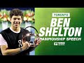 Ben Shelton Championship Speech 2025 Toronto