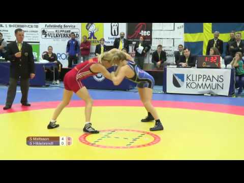 Klippan Lady Open 2013 Brottning Final Senior 55kg
