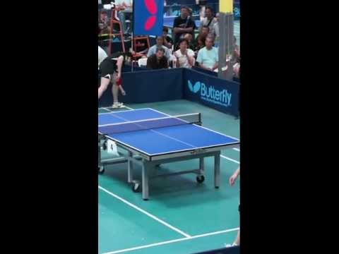Dimitrij Ovtcharov vs. Eugene Wang Zhen, 2012 LA Open Table Tennis Tournament, 15:13:17