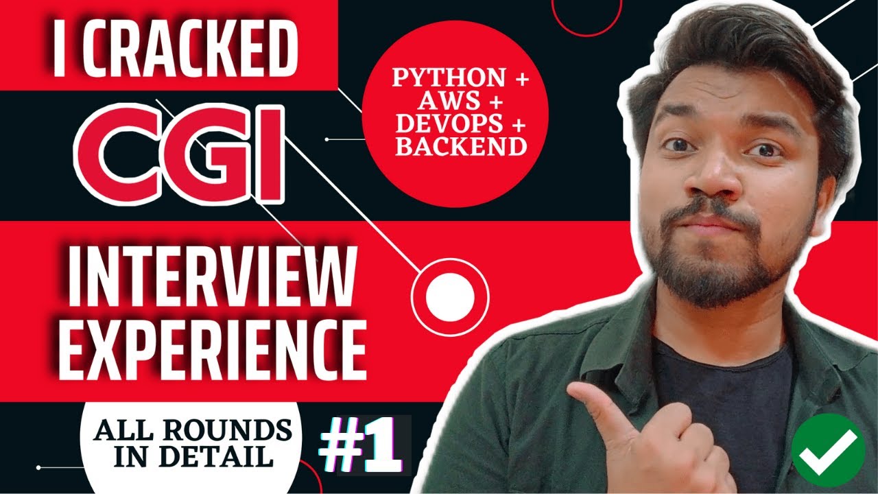 CGI Interview Experience | Python/Web Developer - AWS Interview Question Answers | Software Engineer
